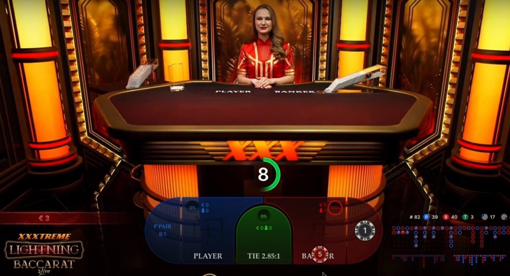 Live Baccarat de Evolution Gaming