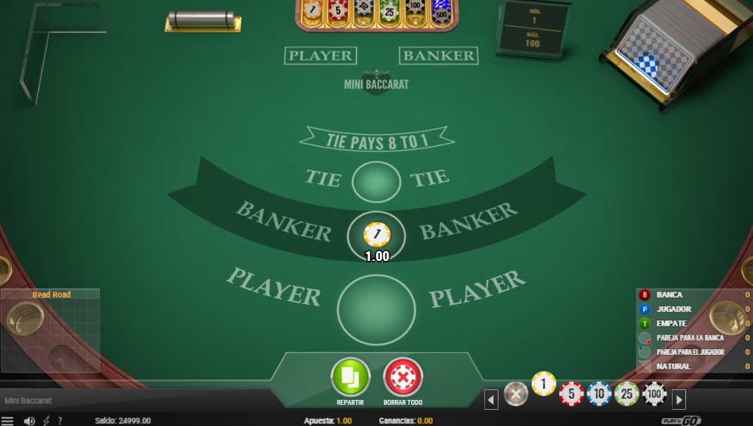 Mini Baccarat de Play'N GO