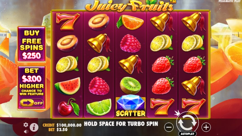 Tragaperras Juicy Fruits de Pragmatic Play