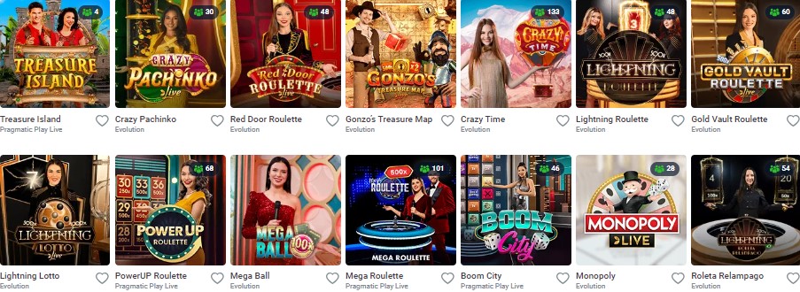 20Bet casino en vivo